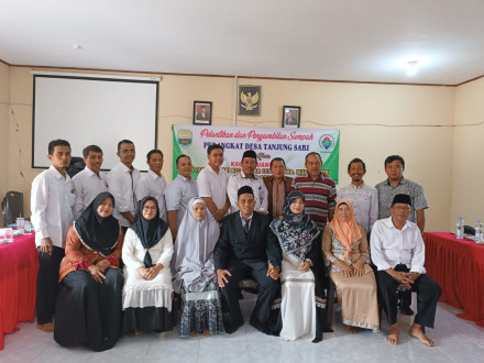 DOKUMENTASI PELANTIKAN KAUR KEUANGAN DESA TANJUNG 